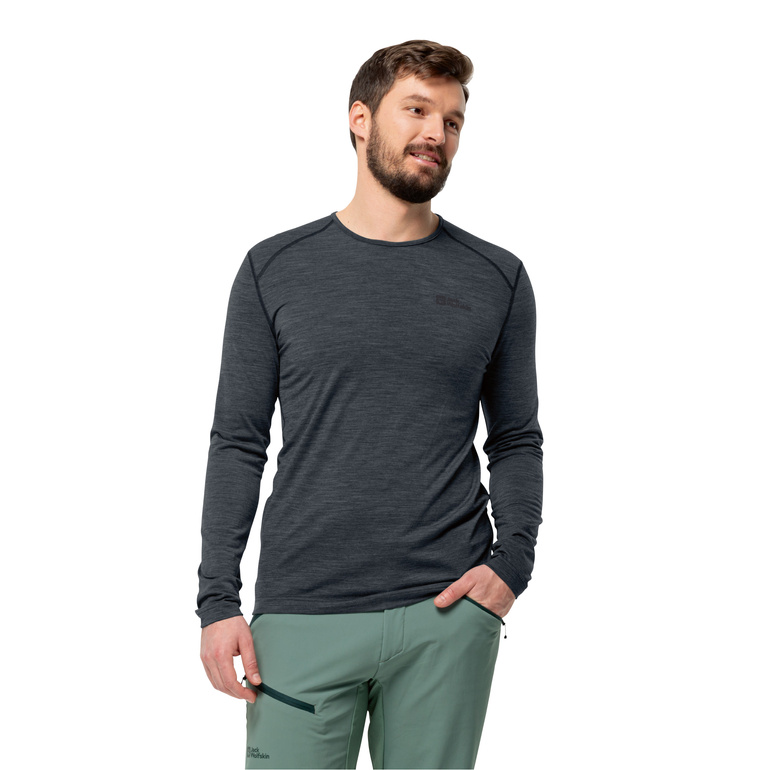 Koszulka z wełną merino KAMMWEG L/S MEN