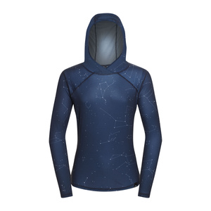 Koszulka RIX PRINT UNISEX HOODED z ochroną UV