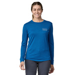 Koszulka z wełną LONG-SLEEVES CAPILENE COOL MERINO GRAPHIC WOMEN