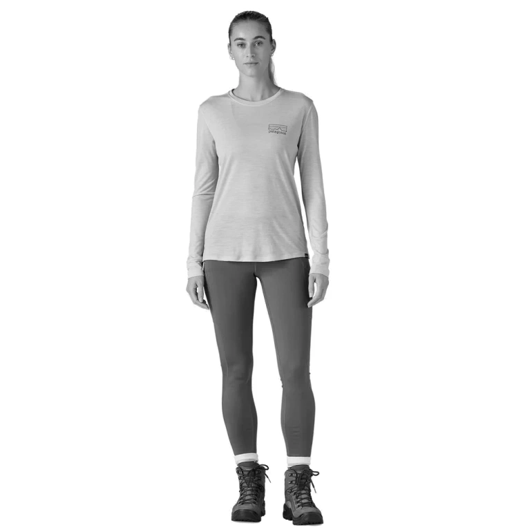 Koszulka z wełną LONG-SLEEVES CAPILENE COOL MERINO BLEND GRAPHIC WOMEN