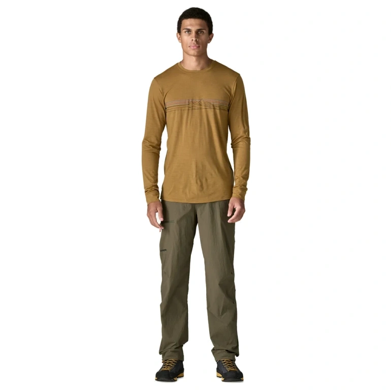 Koszulka z wełną LONG-SLEEVES CAPILENE COOL MERINO BLEND GRAPHIC MEN