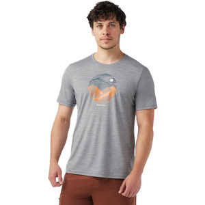Koszulka z wełną merino ACTIVE SHORT SLEEVE GRAPHIC TEE