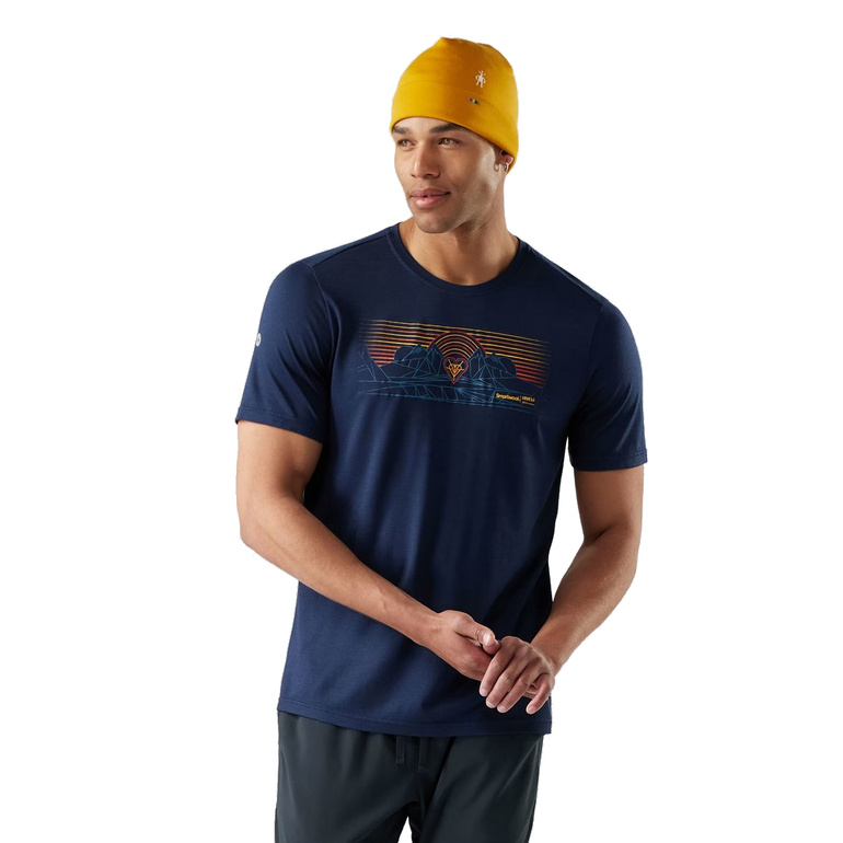 Koszulka z wełną merino ACTIVE SHORT SLEEVE GRAPHIC TEE