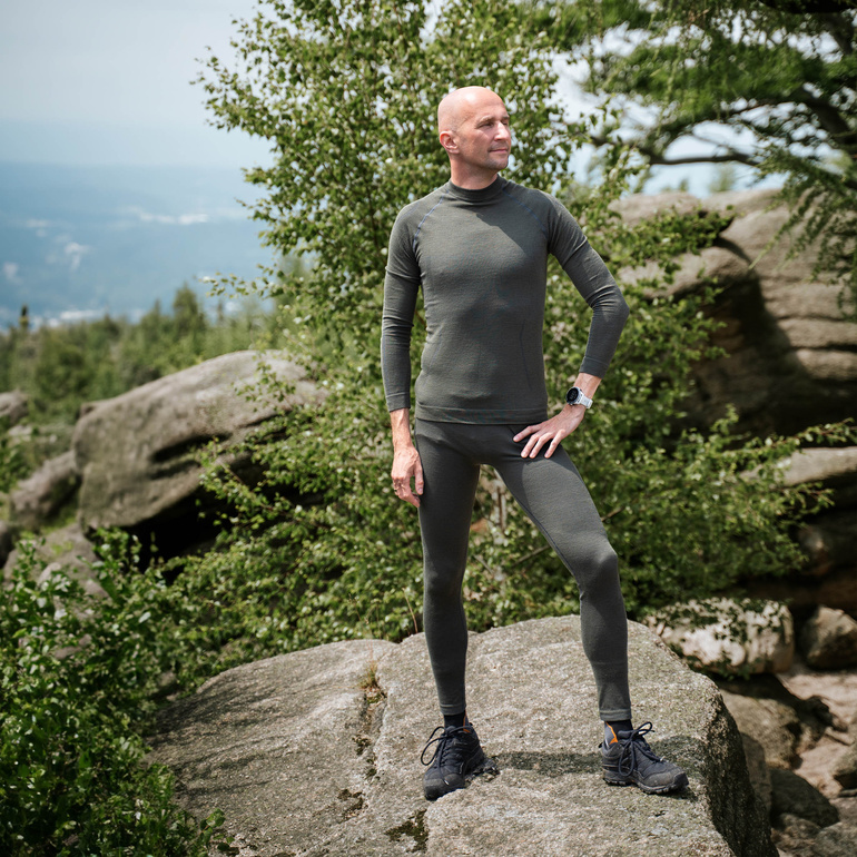 Kalesony z wełną OXIVA MERINO LEGGINGS MEN