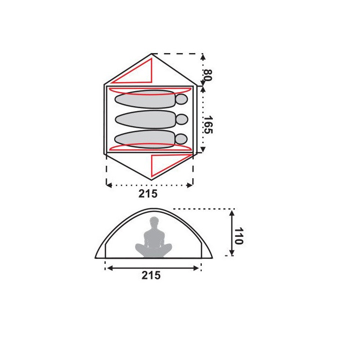 Namiot SIERRA III COMFORT / 4,2 kg