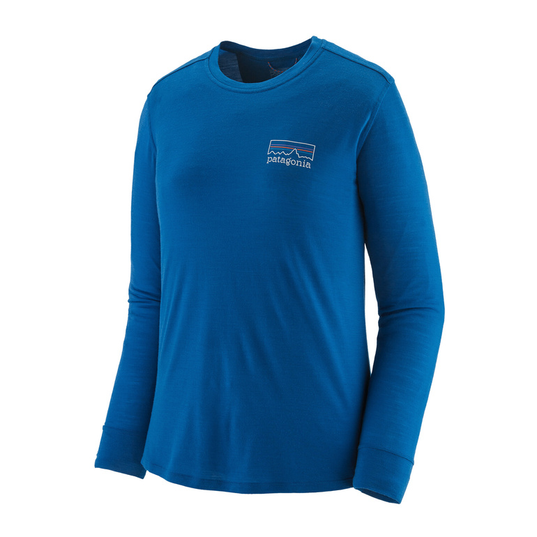 Koszulka z wełną LONG-SLEEVES CAPILENE COOL MERINO GRAPHIC WOMEN