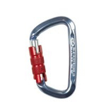 Karabinek D-SHAPE CF TG TRIPLEX