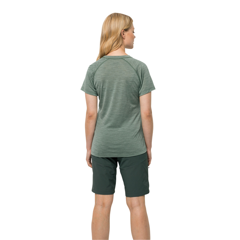 Koszulka z wełną merino KAMMWEG S/S WOMEN