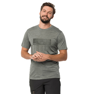 Koszulka z wełną merino KAMMWEG GRAPHIC S/S MEN